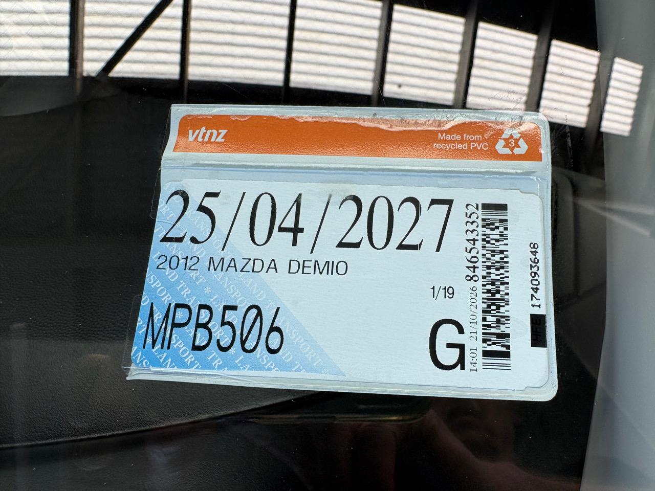 2012 Mazda DEMIO